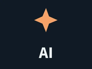AI category: an abstract intelligence sparkle