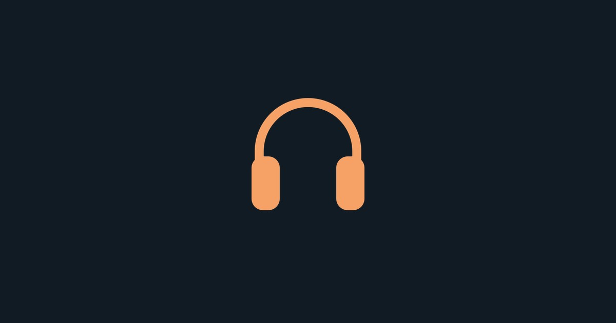 A pair of headphones