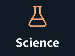 Science category: a laboratory flask